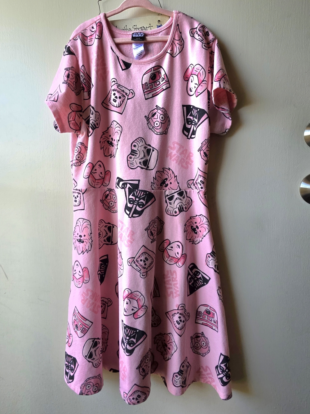 Star Wars Pink Girl's Comfort Fit Dress